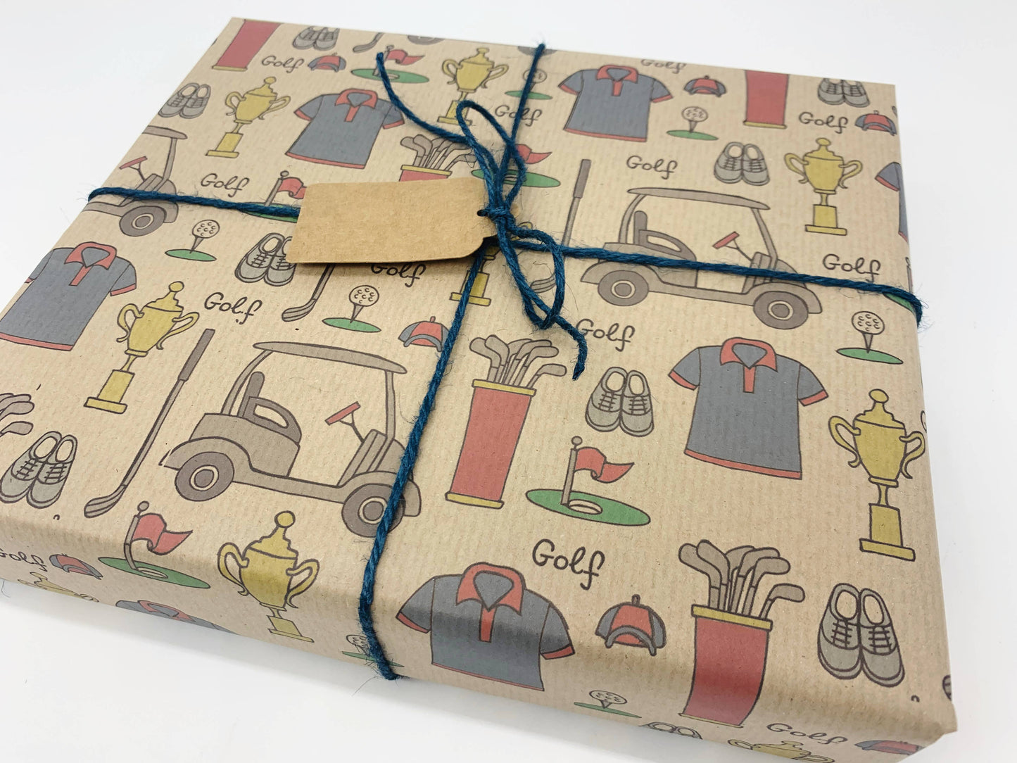 Golf Recycled Kraft Gift Wrapping Paper