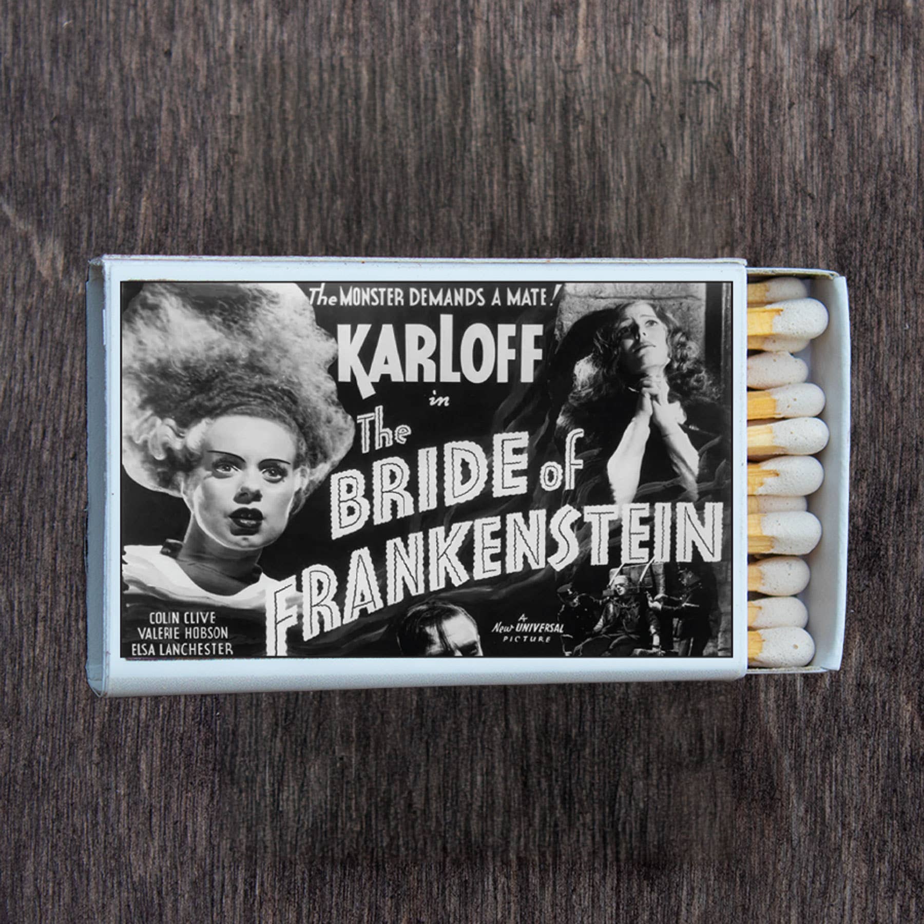 Matches • Monster Movie Poster •The Bride of Frankenstein