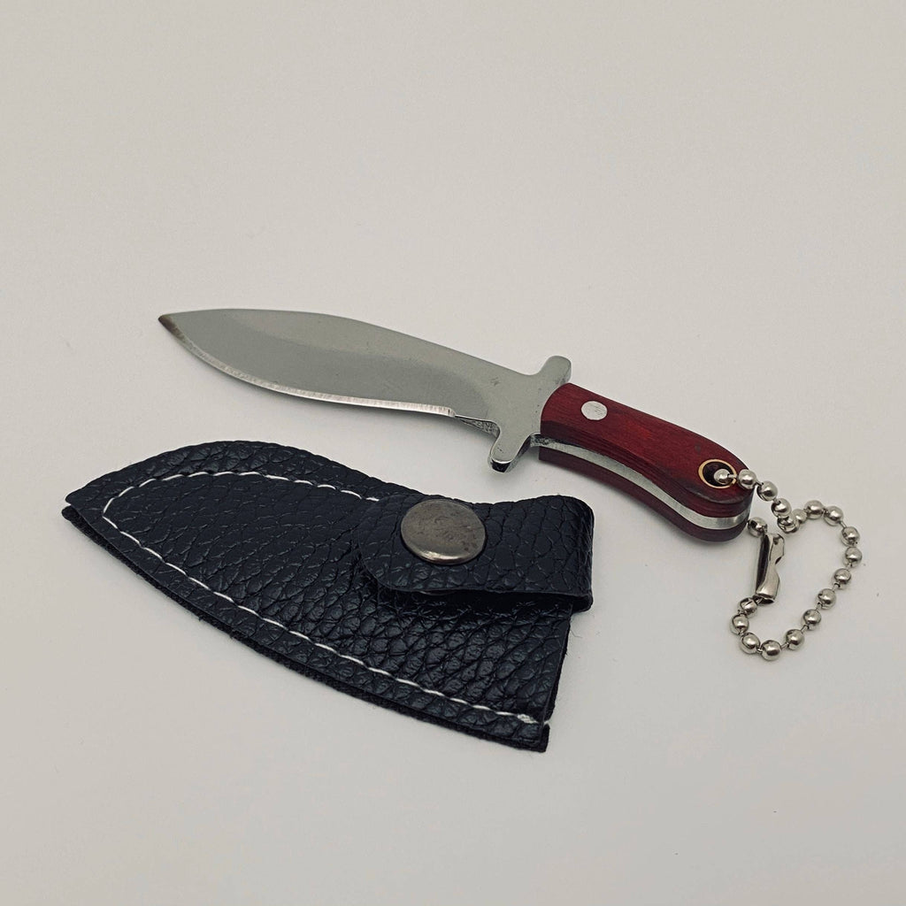 Mini Knife With Key Ring and Case