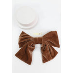 Large Velvet Bow Hair Clips