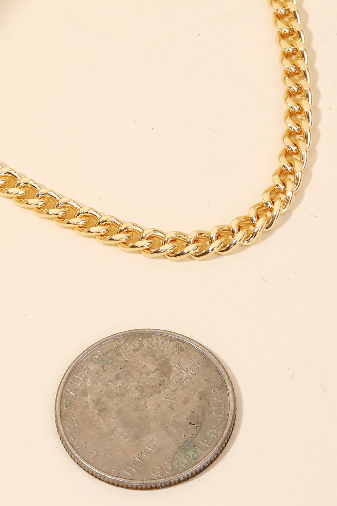 Small Cuban Chain Necklace.