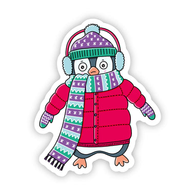 Cold Penguin Sticker