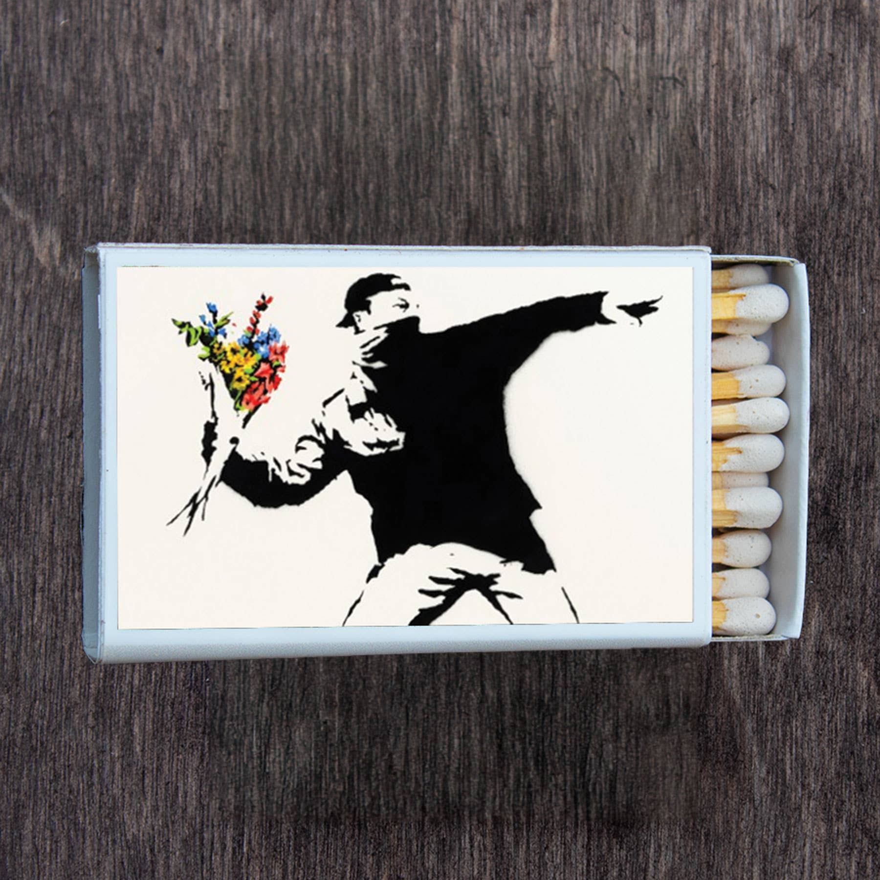 Matches •Banksy Street Art •Home Decor for Candles & Incense