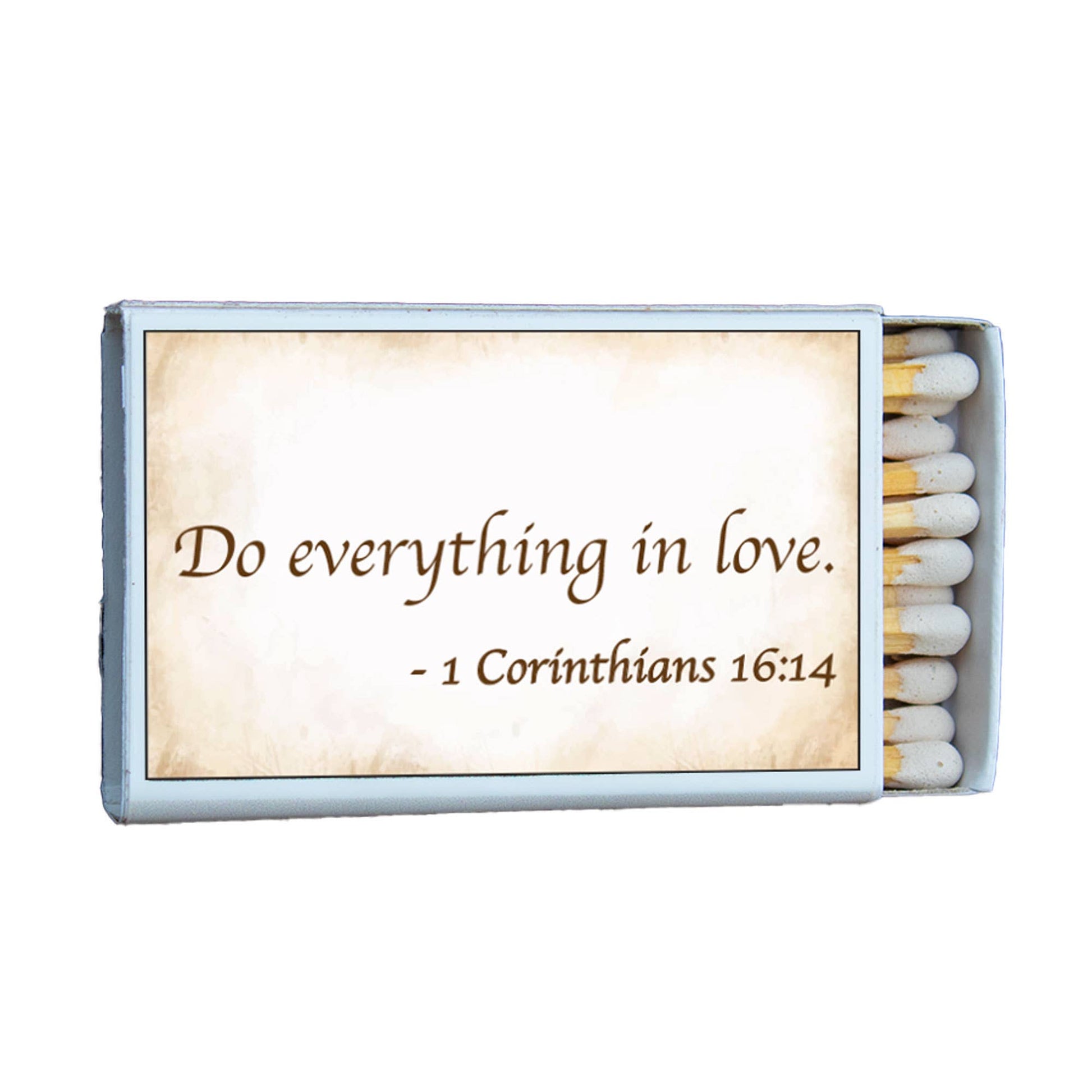 Bible Verse Corinthians 16 • Candle Acc • Scripture Matches
