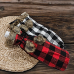 Wine Plaid Gift Bag