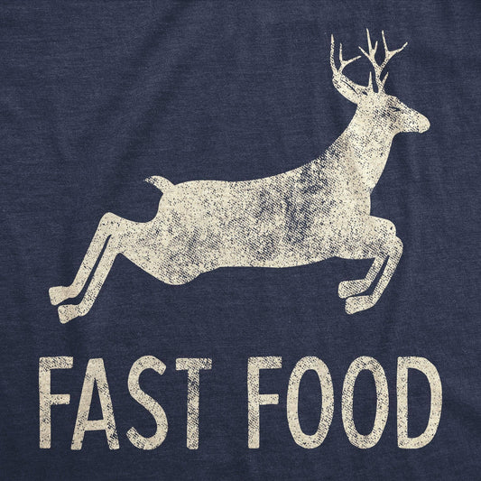 Fast Food Deer Mens Funny Hunting T-shirt