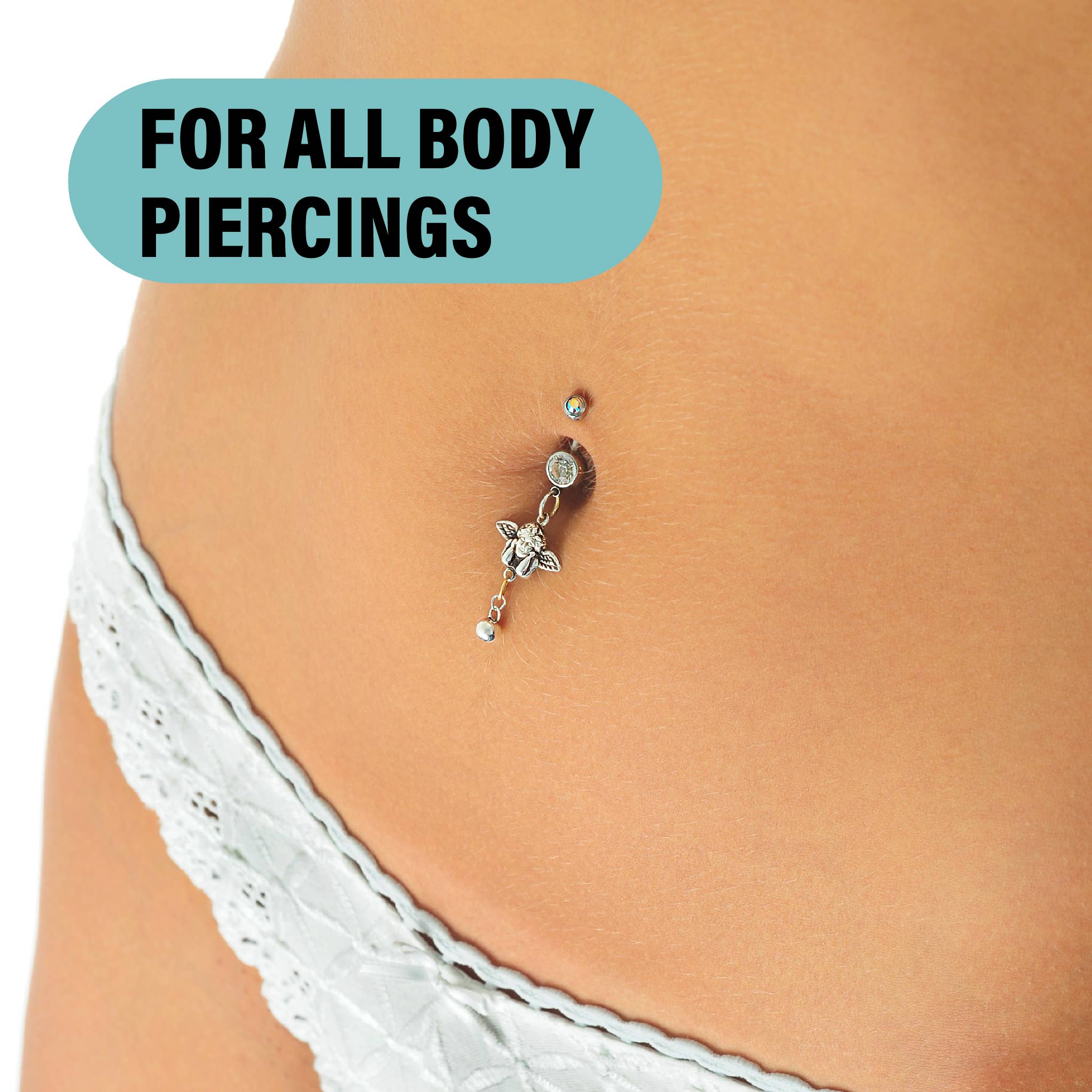 Piercing Aftercare Spray - Saline Solution Mist for Healing