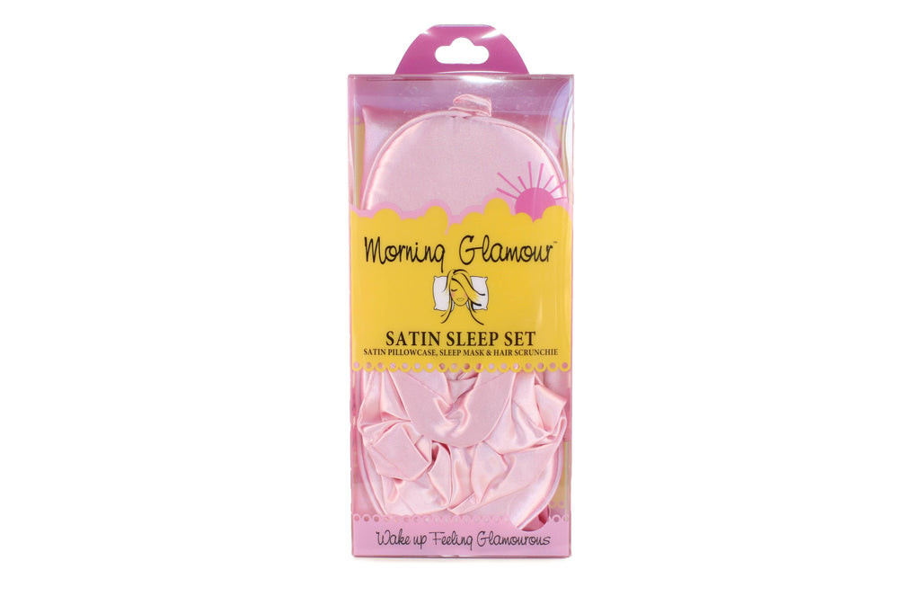 Ultimate Sleep Set Satin Pillowcase, Eye mask and Scrunchie
