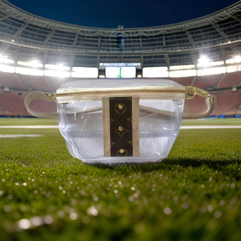 Britt Belt Bag In Vinyl Vogue, Leather | Upcycled LV