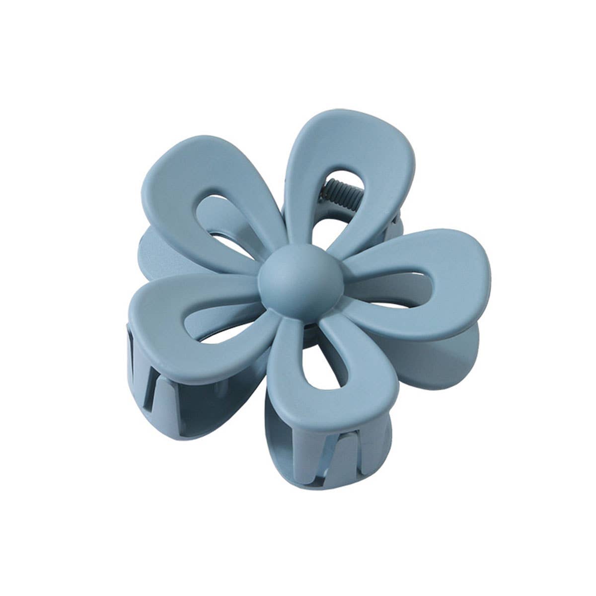 Matte Acrylic Flower Hair Claw Clip