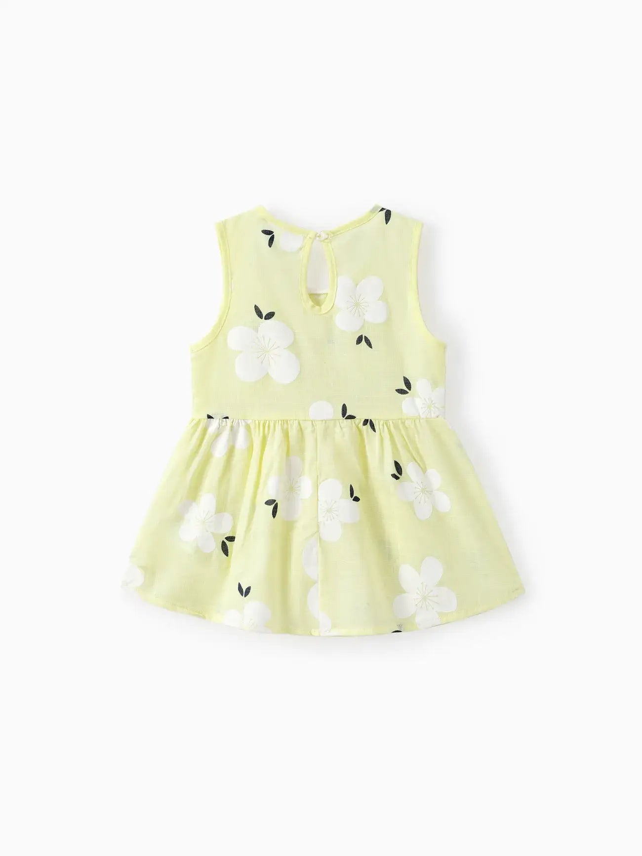 Baby Girl Peter Pan Collar Floral Dress