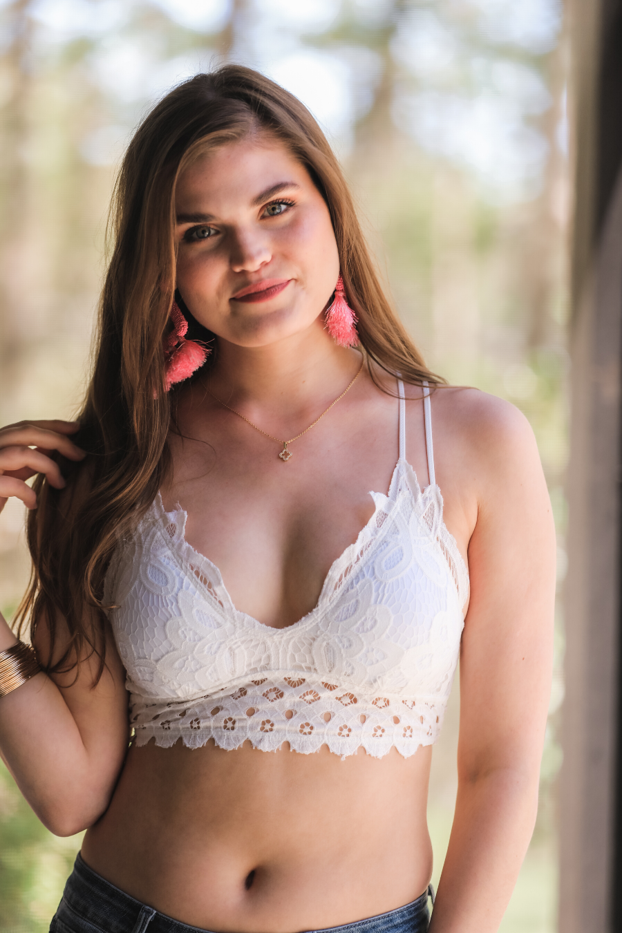 Ella Lace Scalloped Bralette