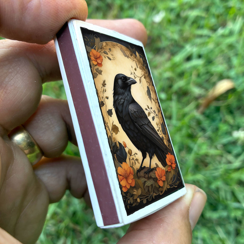 Matches • Raven Matchboxes• Home Decor for Candles & Incense