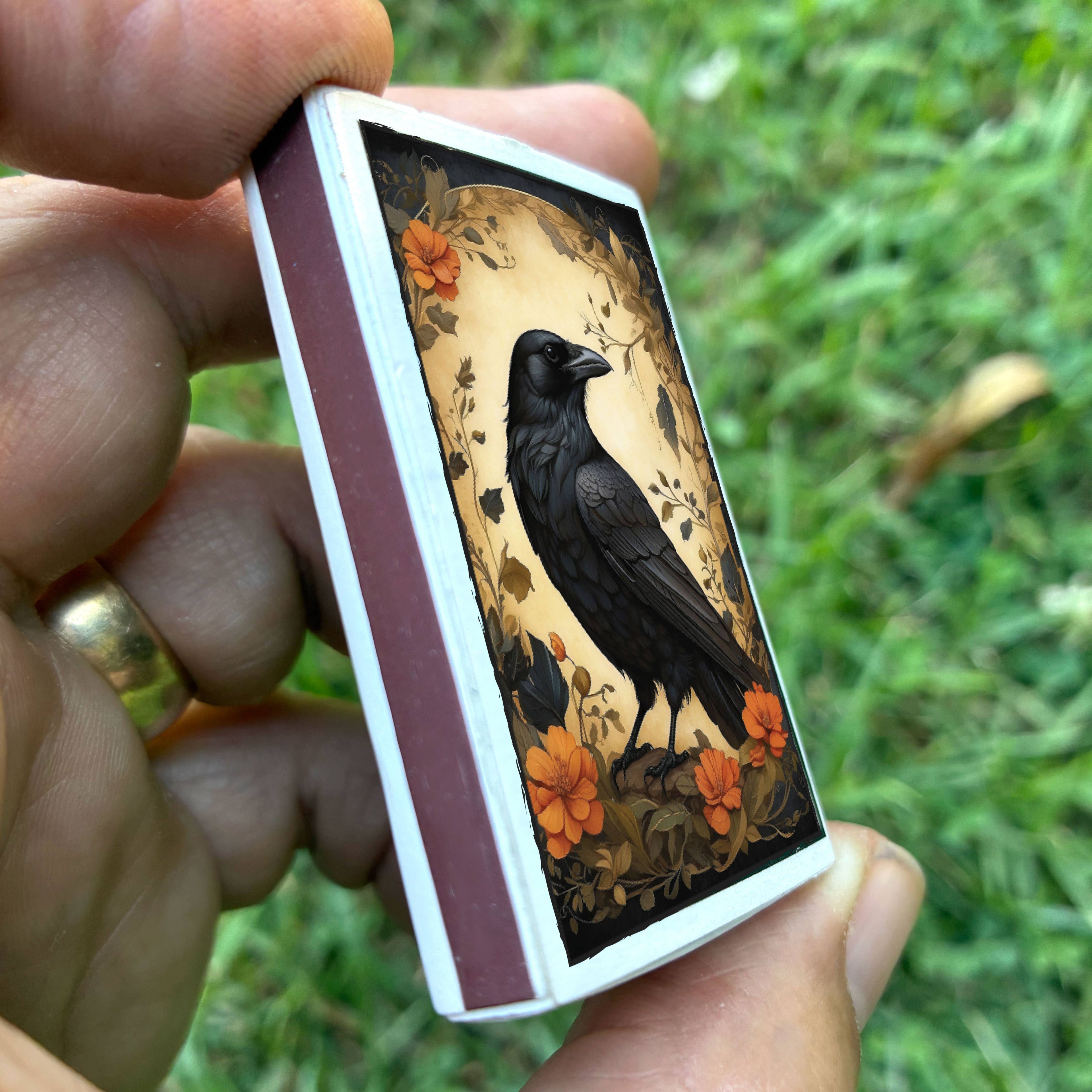 Matches • Raven Matchboxes• Home Decor for Candles & Incense