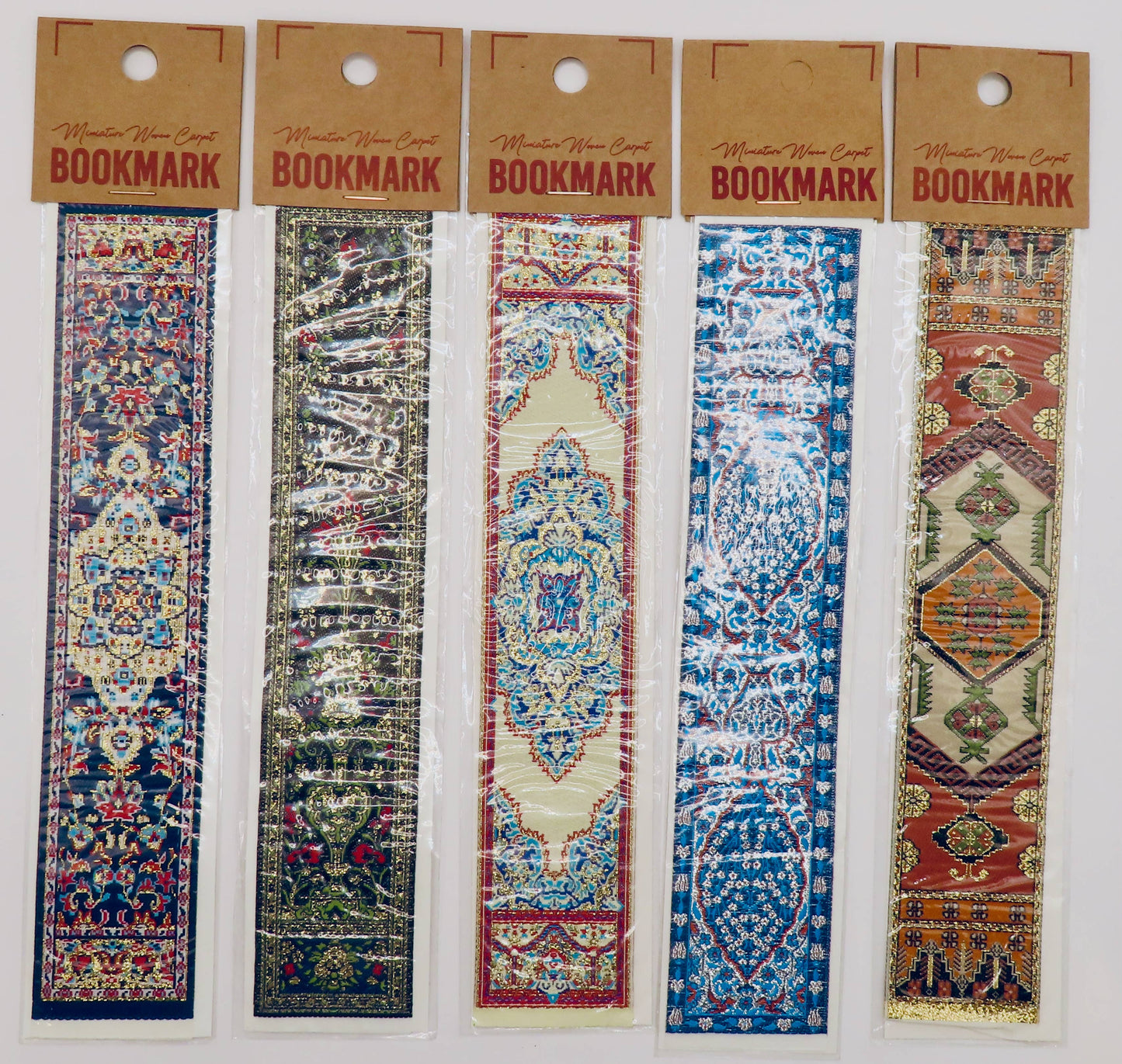 Turkish Woven Carpet Bookmarks