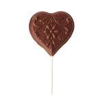 Chocolate Fancy Heart Pop: Dark & Milk Chocolate