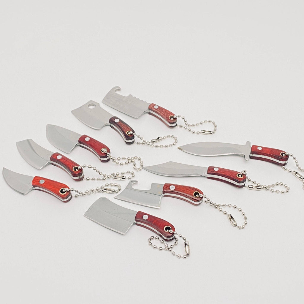 Mini Knife With Key Ring and Case