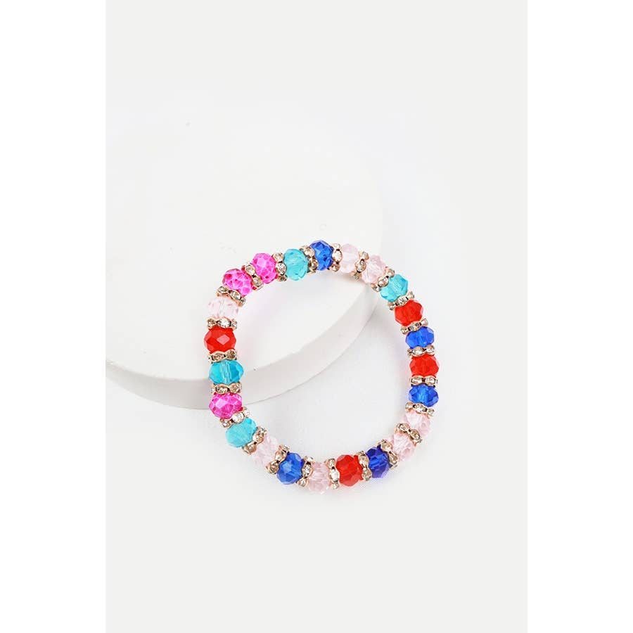 Multi Beaded Stretch Bracelet