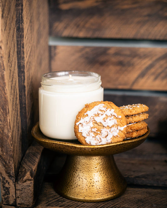 6.5 oz Frosted Gingersnap Candle