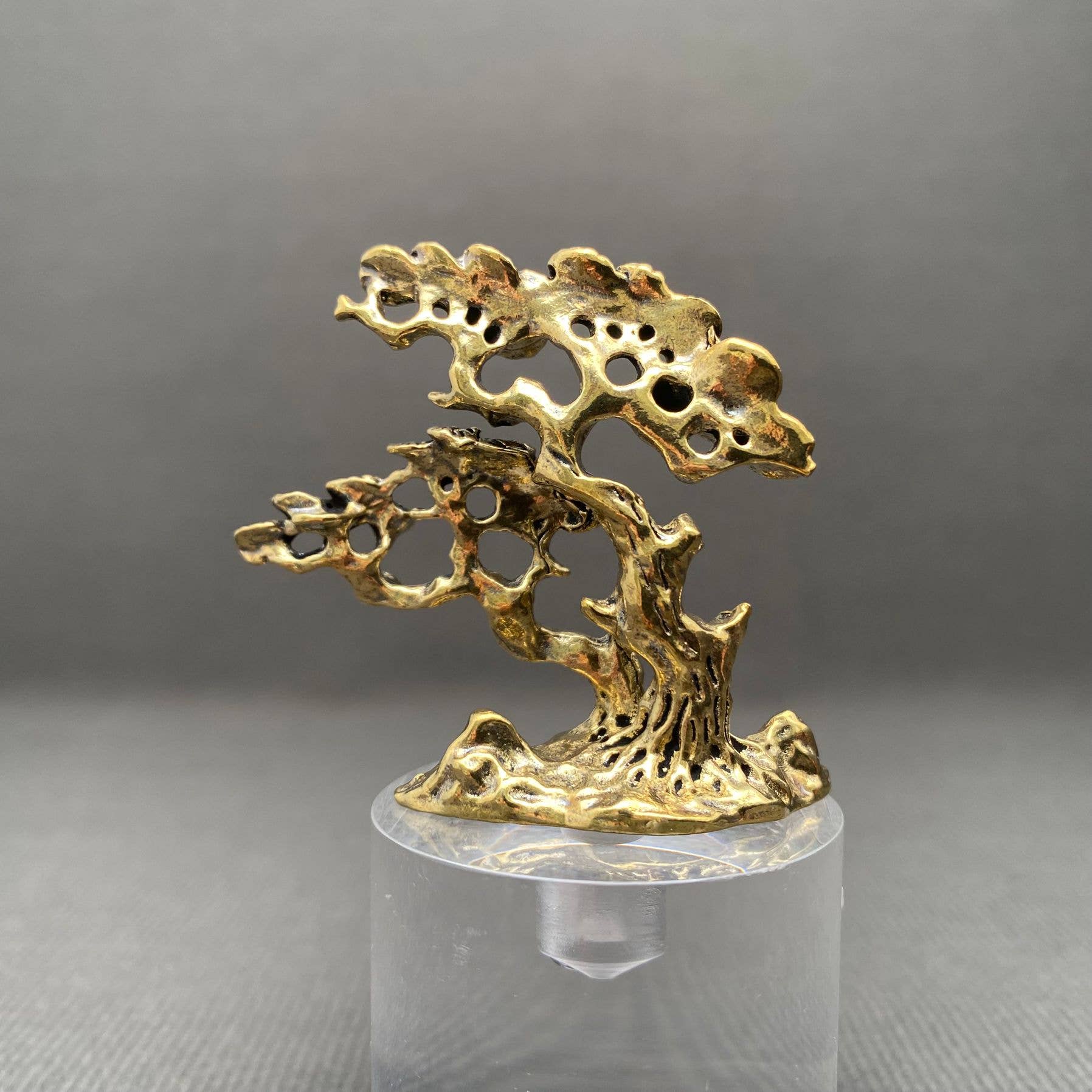 Brass Plum Blossom Tree Decoration Desktop Ornaments