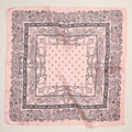 Silk Texture Paisley Bandana Square Scarf