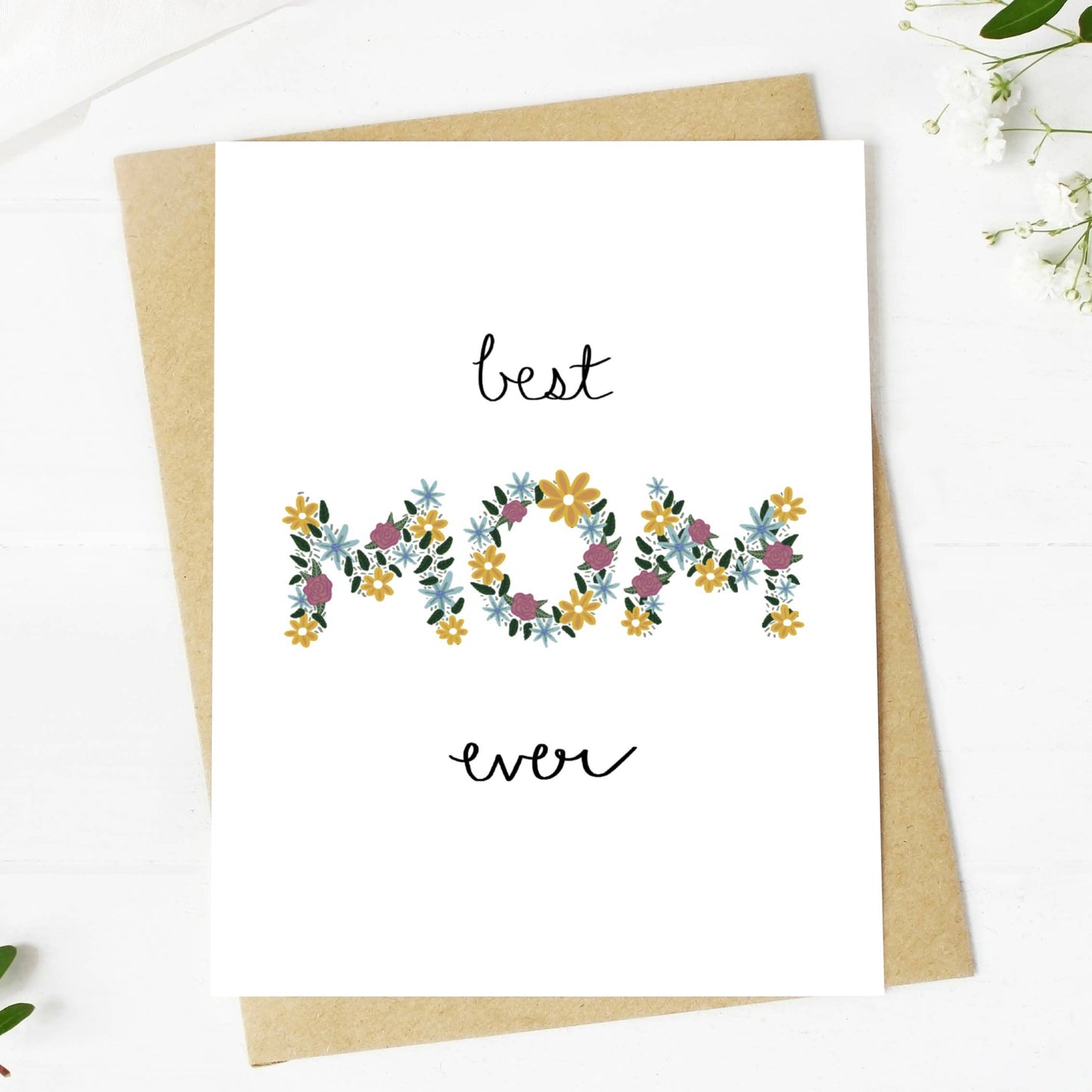 "Best Mom Ever" Mother's Day Card