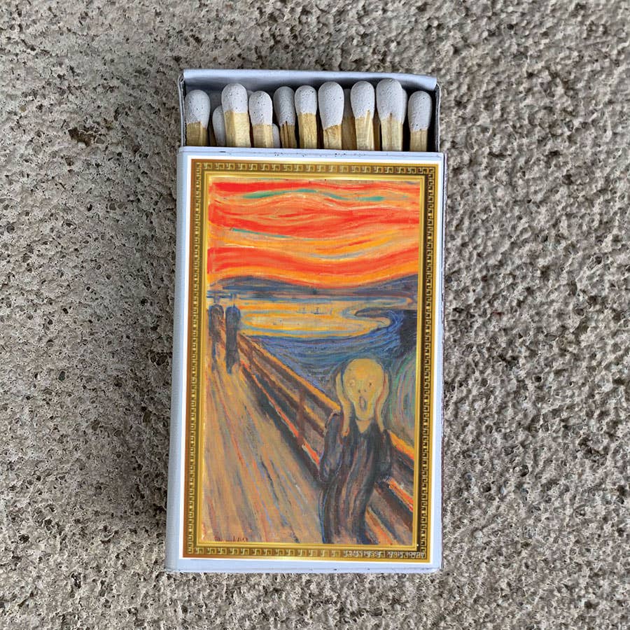Matches • Art •The Scream •Home Decor for Candles & Incense