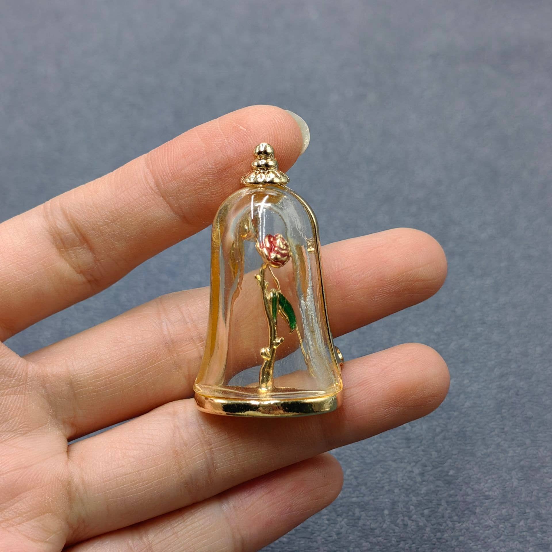 Enchanted Rose Cloche Brooch
