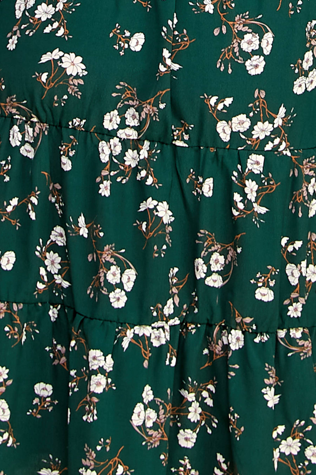 Plus Size Ruffled Floral Midi Dress.