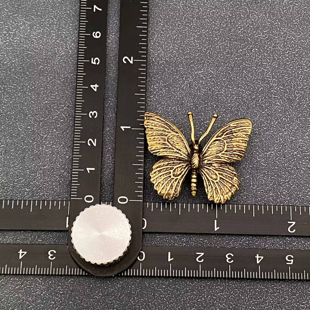 Vintage Brass Butterfly Desktop Figurine