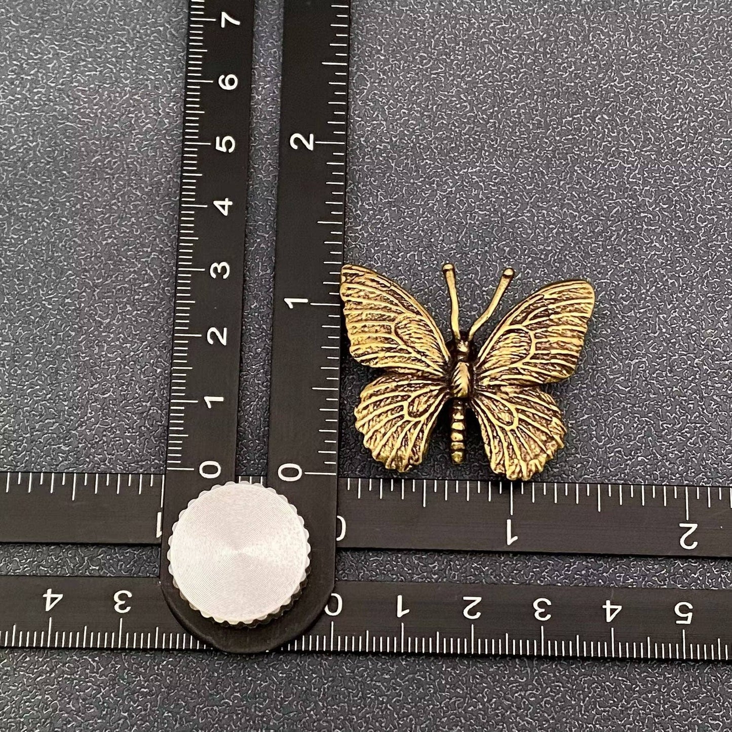 Vintage Brass Butterfly Desktop Figurine