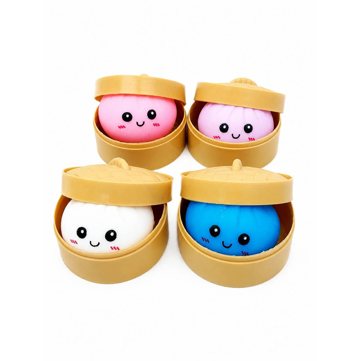 Colorful Dumpling Squishy with Steamer
