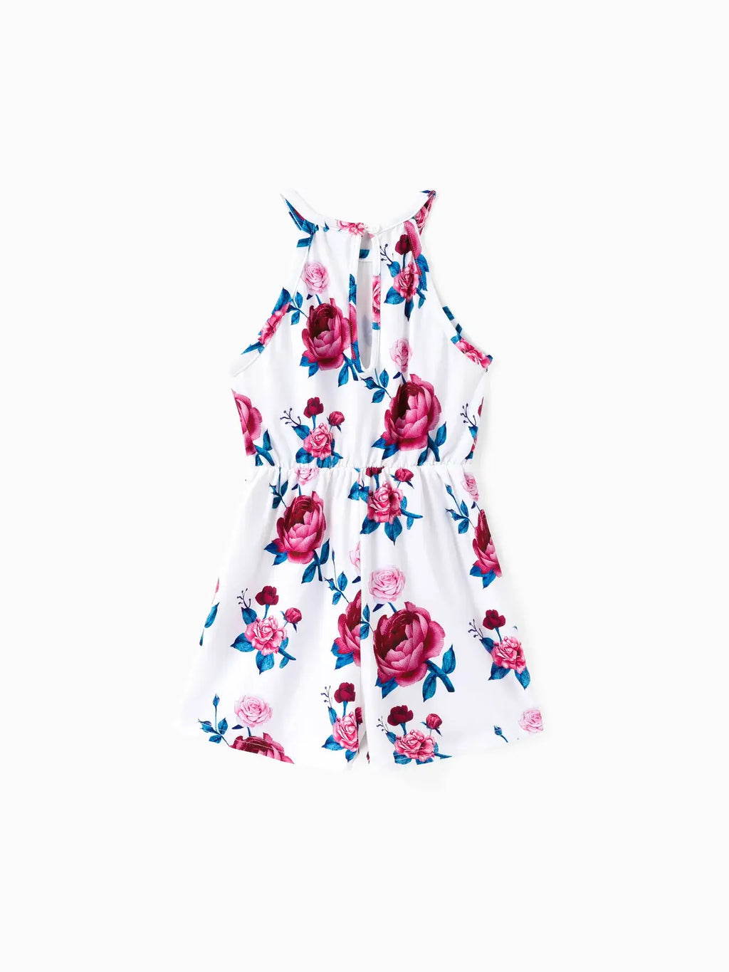 Girl Floral Halterneck Romper