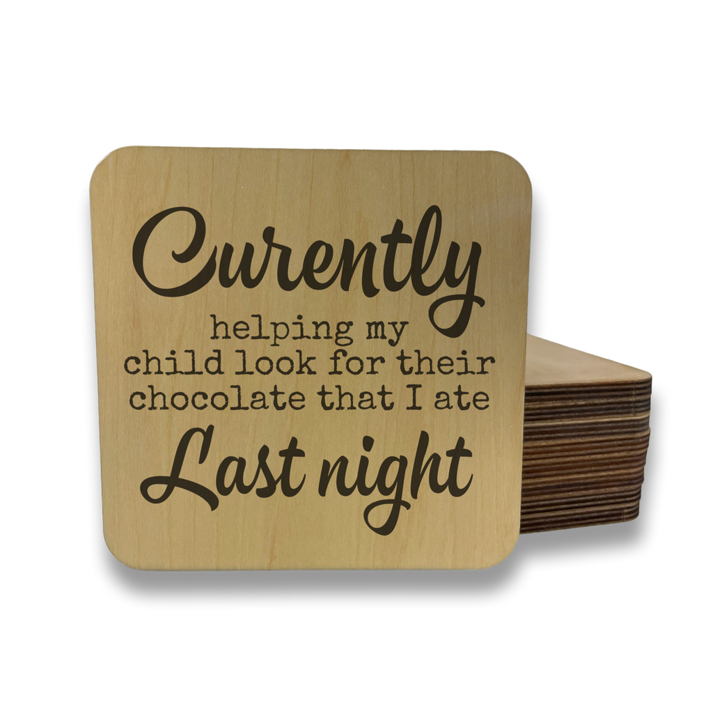 Currently Helping my Child Look Magnet/Drink Coaster