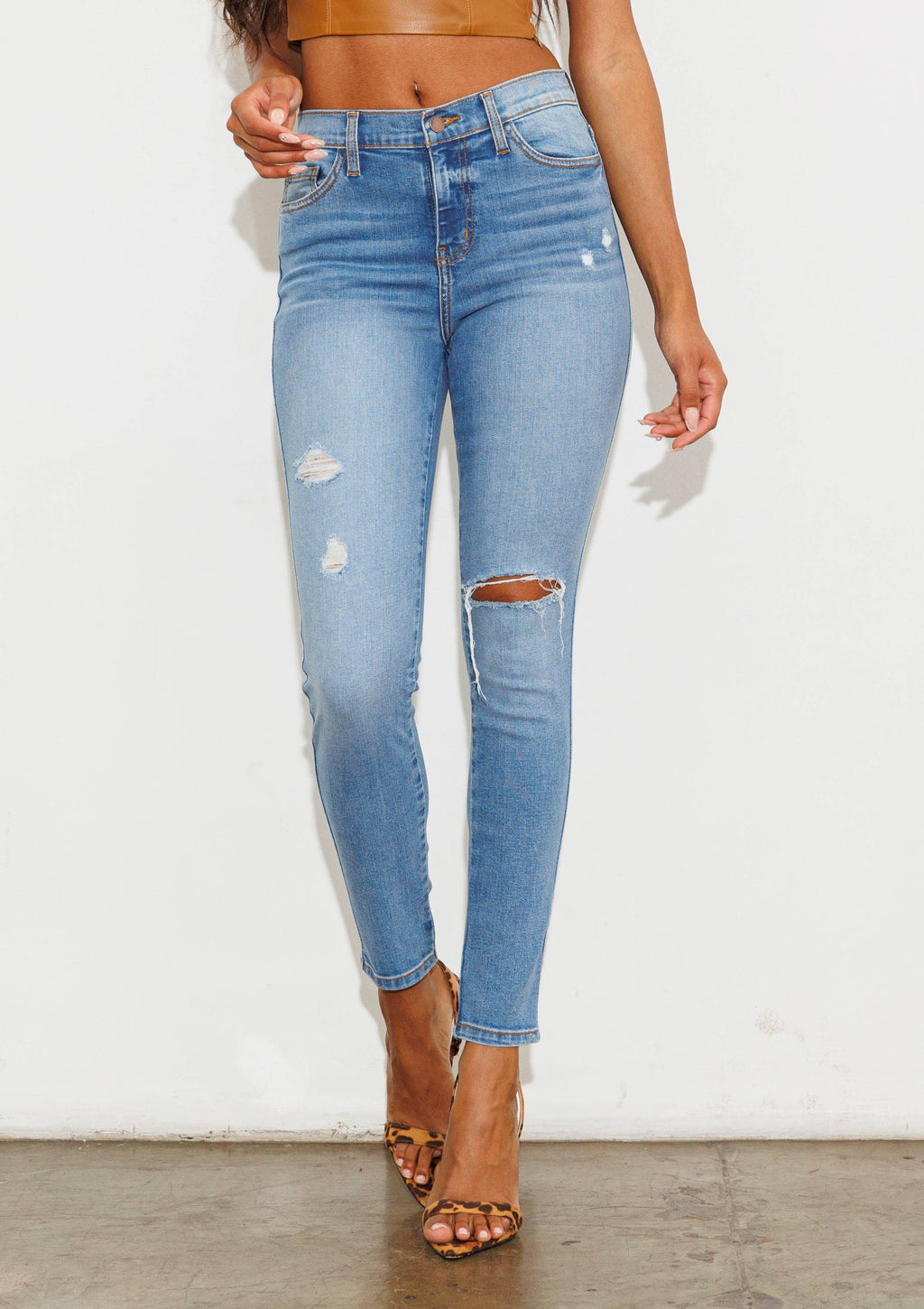 A Keeper Ankle Skinny Jeans