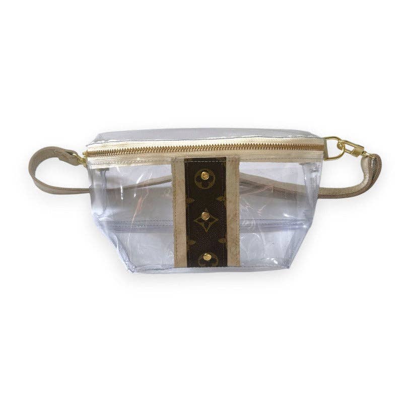 Britt Belt Bag In Vinyl Vogue, Leather | Upcycled LV