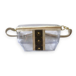Britt Belt Bag In Vinyl Vogue, Leather | Upcycled LV