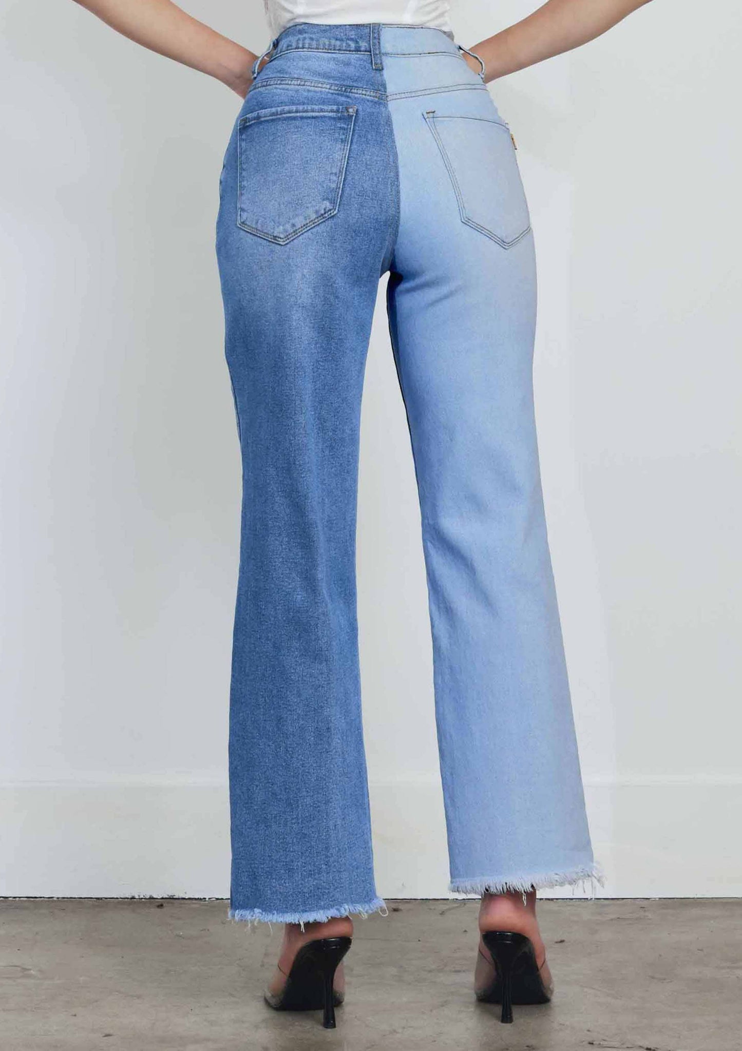 Two faces Wide Leg Jeans