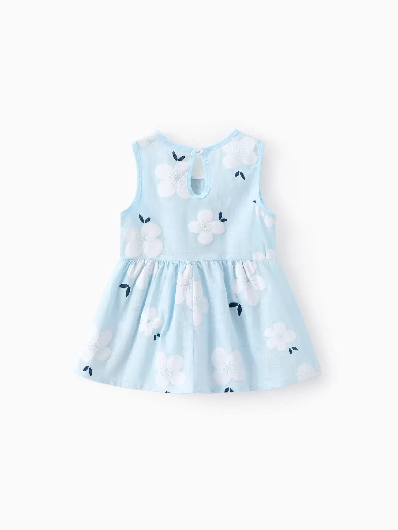 Baby Girl Peter Pan Collar Floral Dress