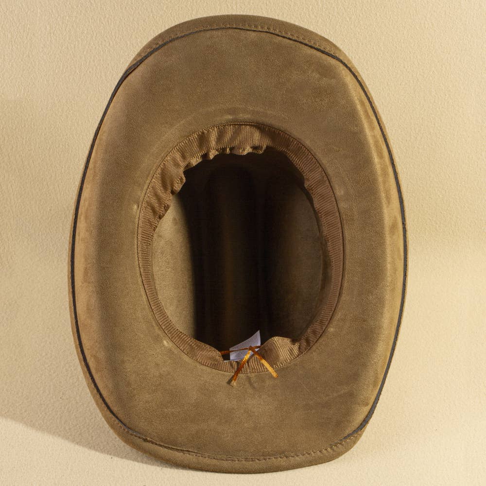 Turquoise Concho Chain Band Western Cowboy Hat