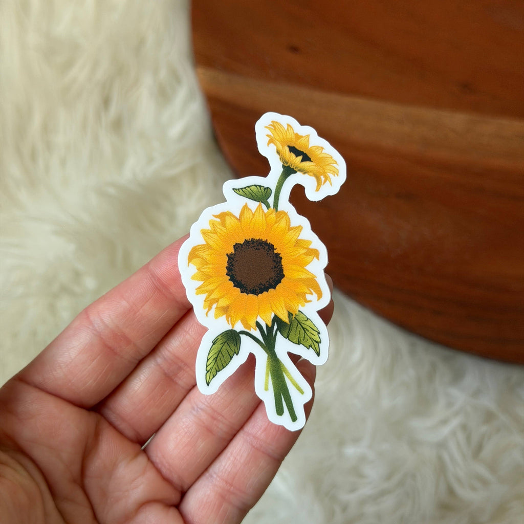 Sunflower Flower Sticker