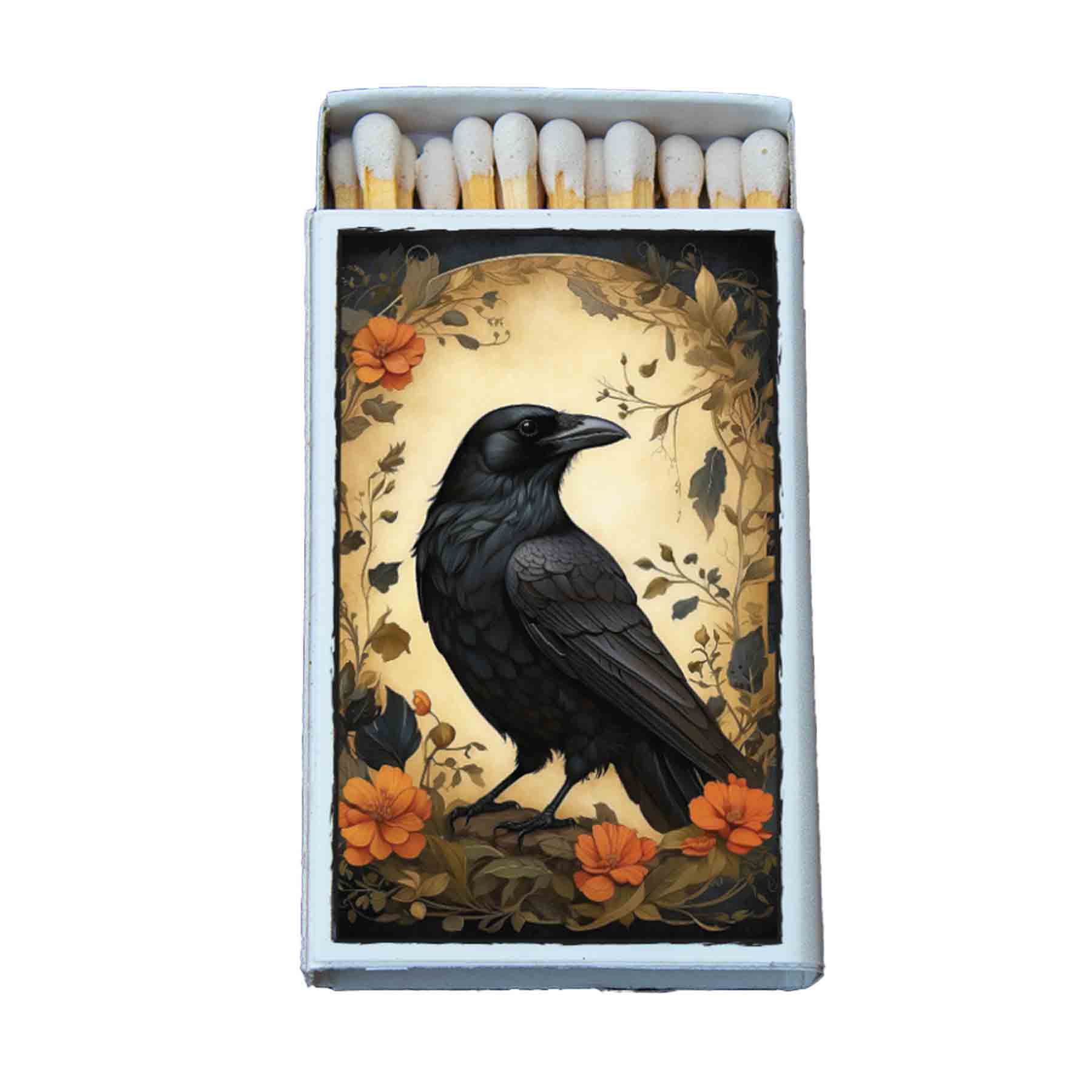 Matches • Raven Matchboxes• Home Decor for Candles & Incense