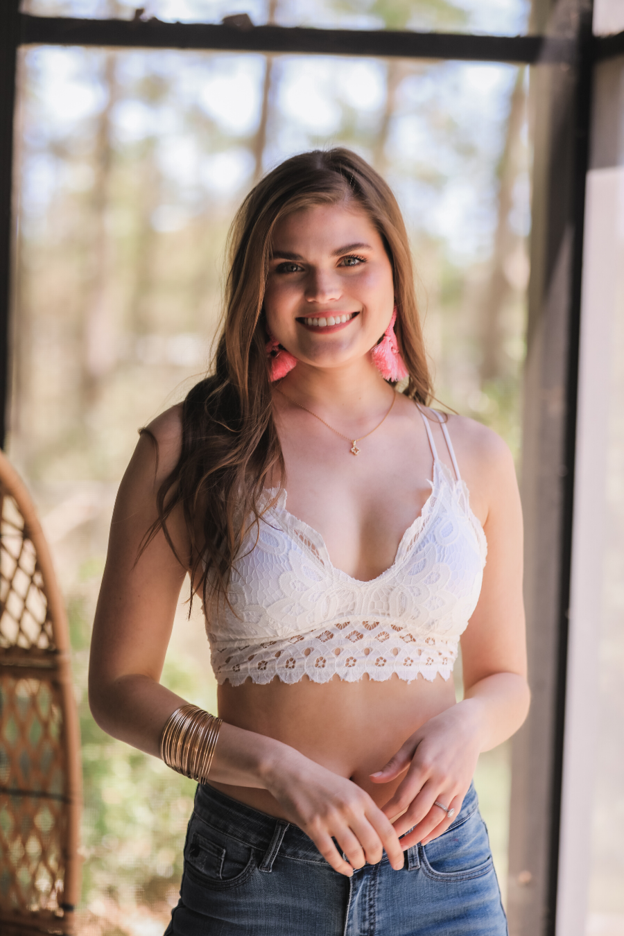 Ella Lace Scalloped Bralette