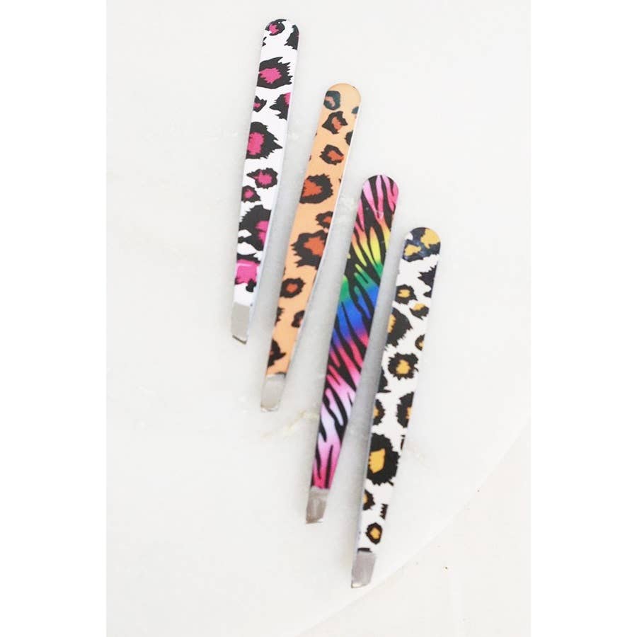 Leopard Print Tweezers
