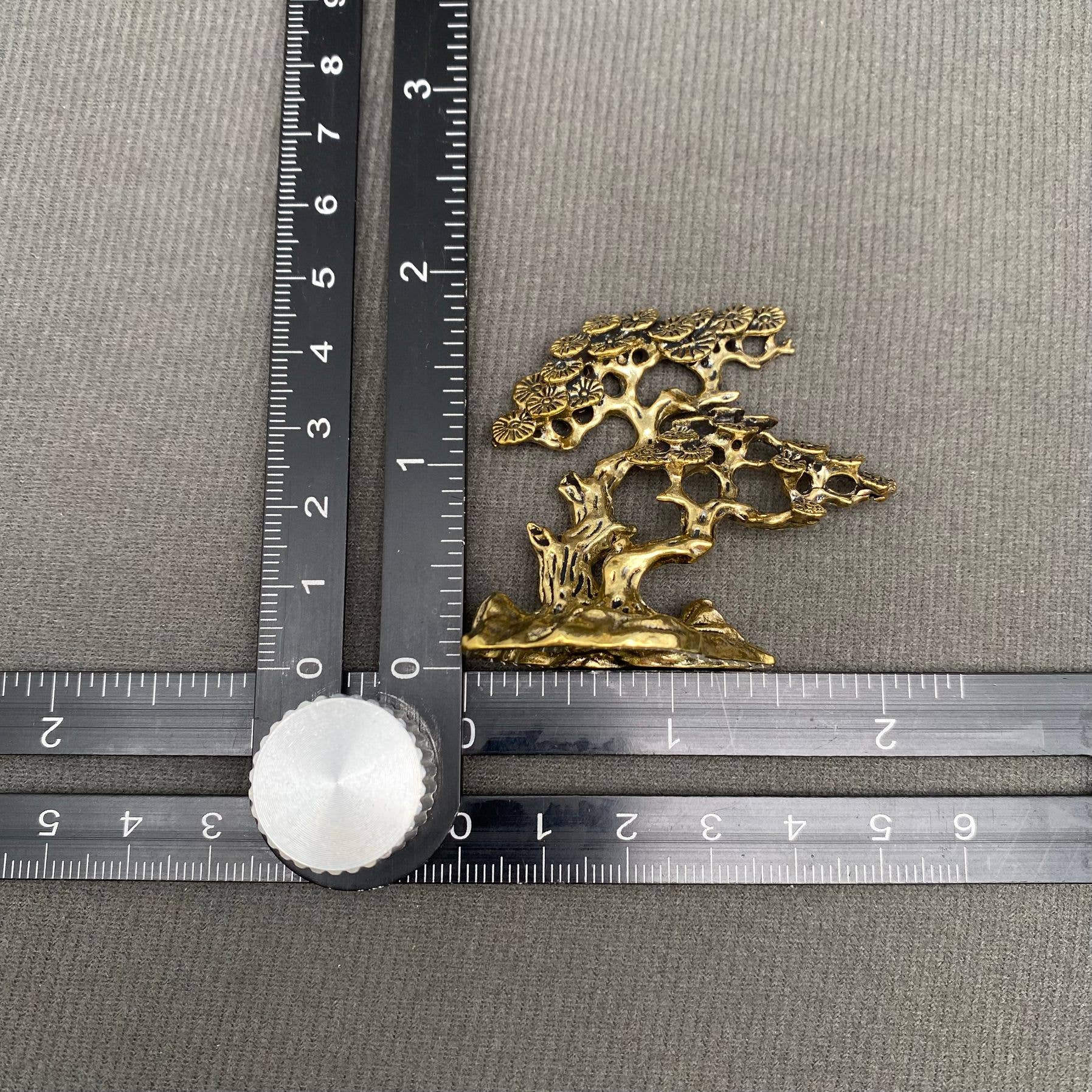 Brass Plum Blossom Tree Decoration Desktop Ornaments