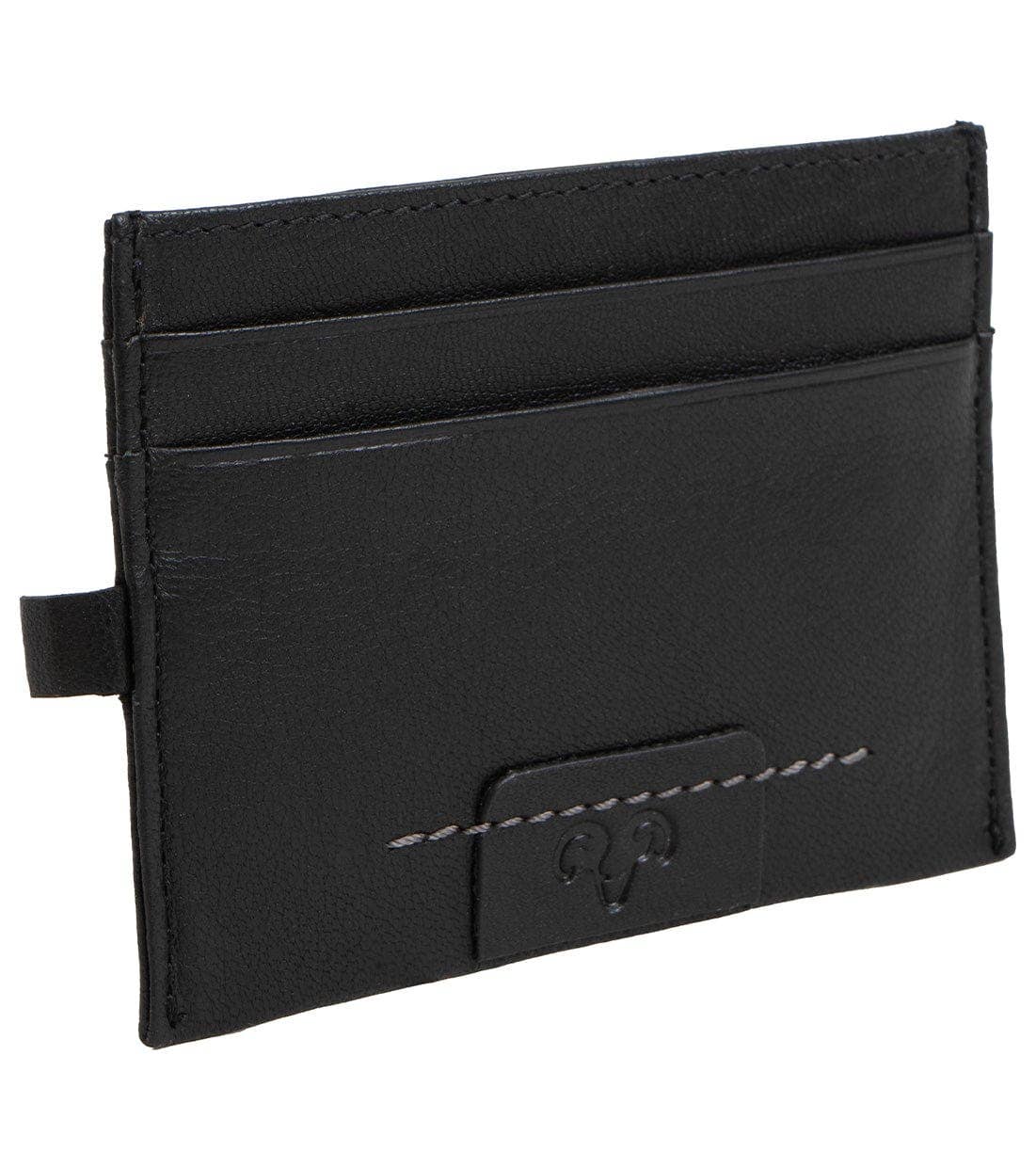 Jack Abrahams Goat Nappa Leather Card Minimalist Wallet