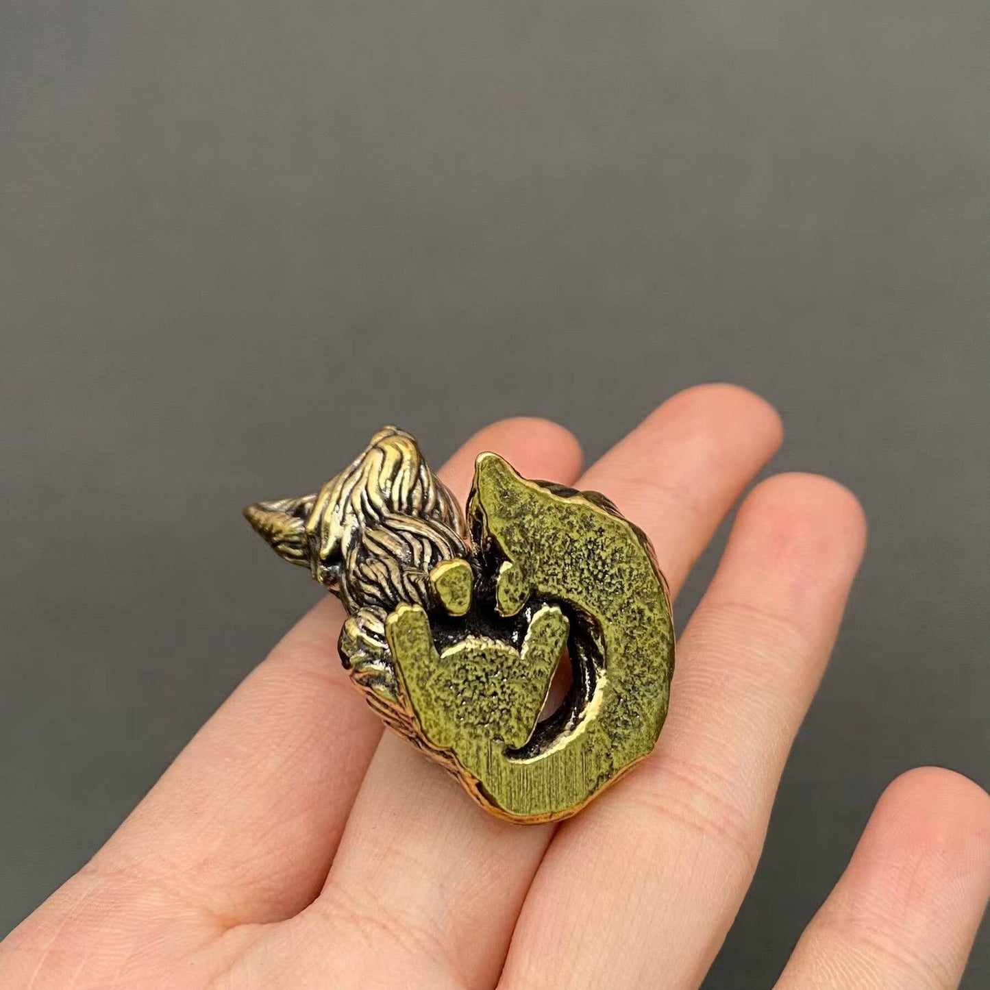 Brass Little Fox Crafts Desktop Figurine