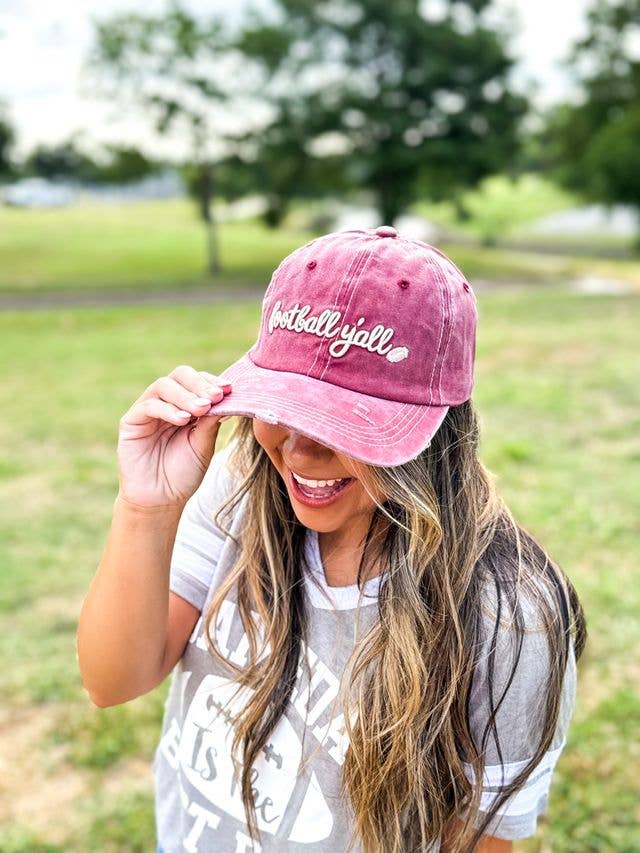 Football Y'all Embroidered Hat