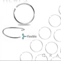 Annealed Hoop Nose Ring 20GA