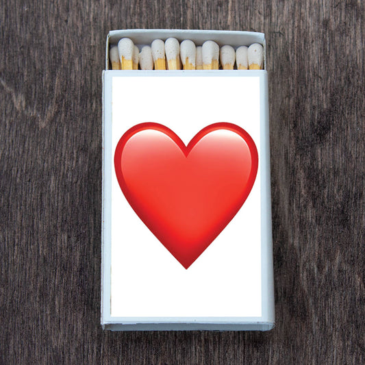 Emoji Heart Matchbox Candle Acc • Decorative Matches